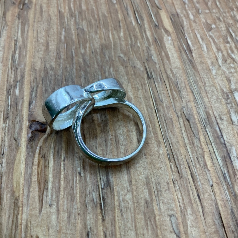 925 Silver Geometric Interlocking Double Open Cir… - image 4